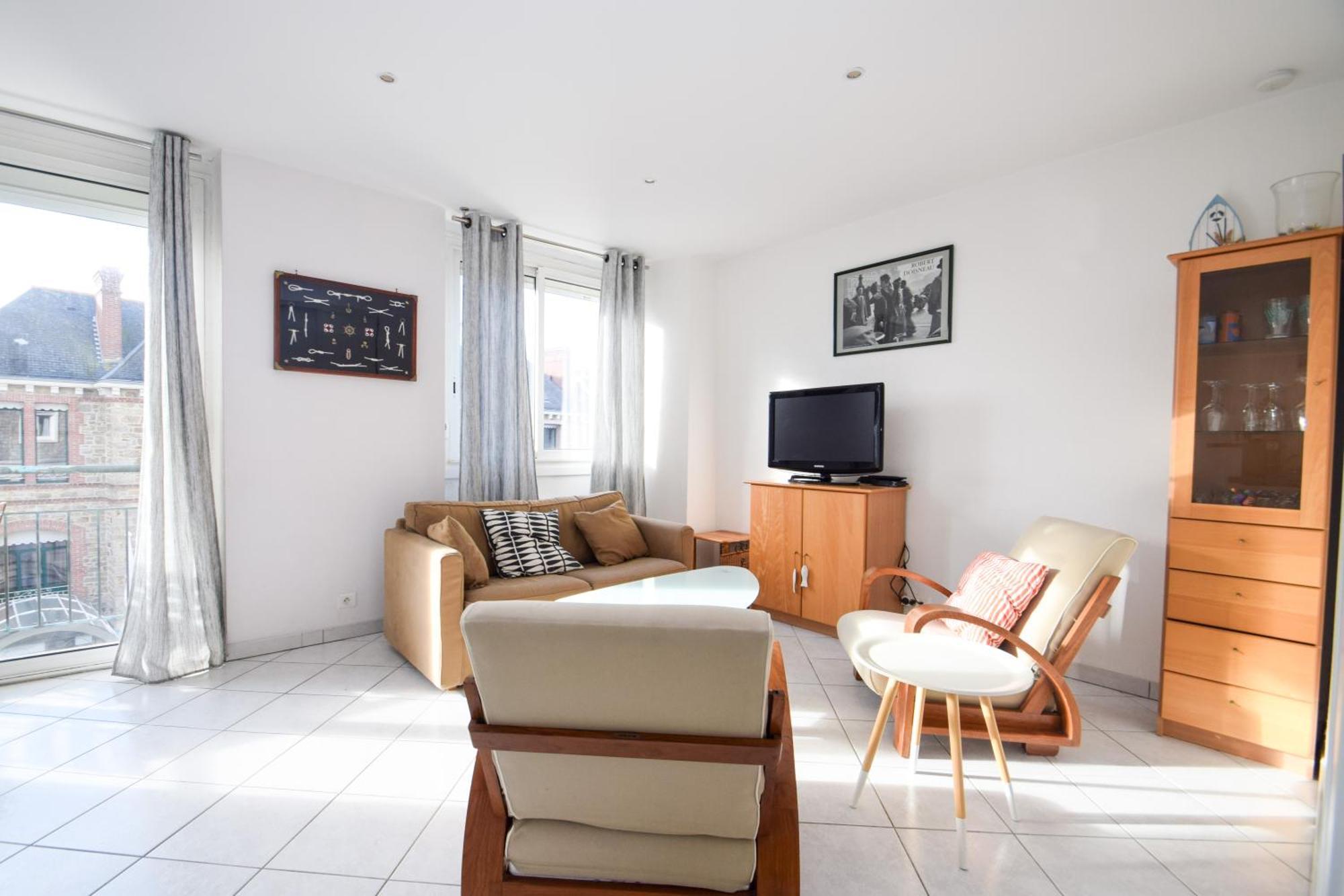 Appt 2 Pieces Confort 3 Pers Au Pied De La Plage Vacances Sans Voiture Динард Екстериор снимка